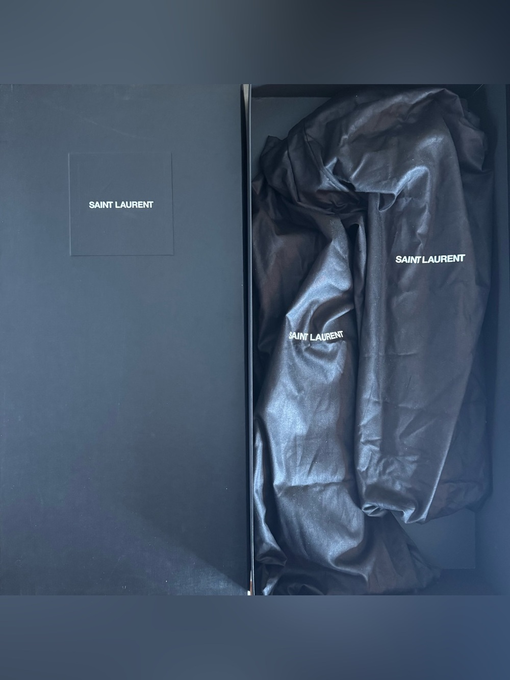 Saint Laurent Kate 105 Western Knee-High Boots | New Papaya | Size 38 | NIB - Picture 6 of 16